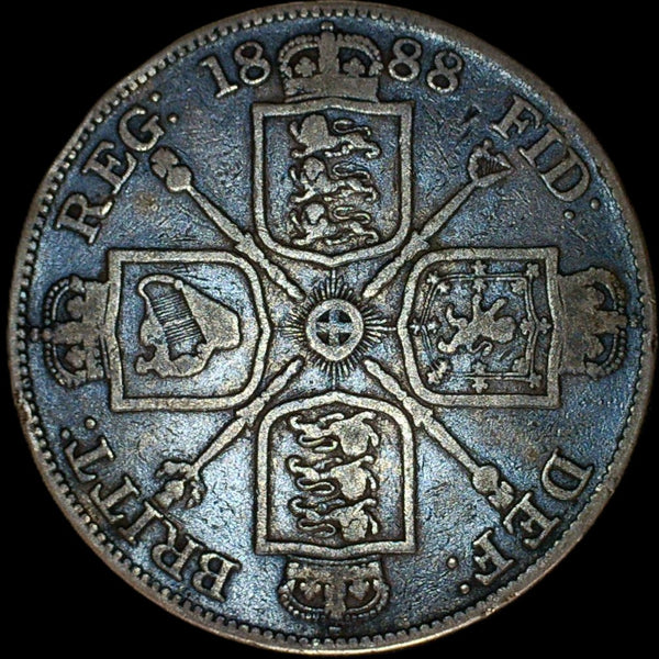 Victoria. Double Florin. 1888