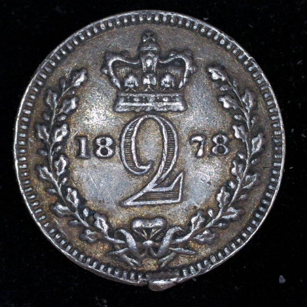 Victoria. Maundy Two Pence. 1878