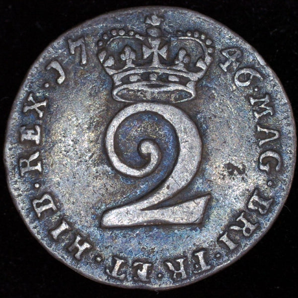 George II. Two pence. 1746