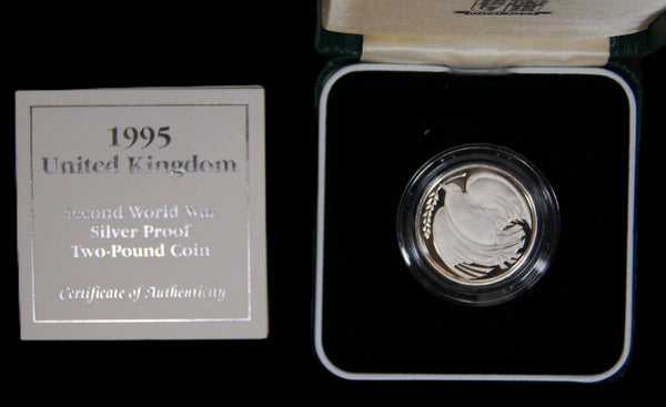 Royal Mint. Silver proof two Pounds. 1995