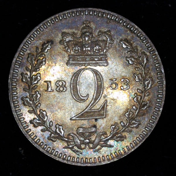 Victoria. Maundy Two Pence. 1853