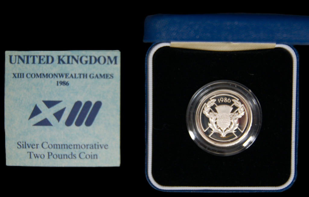 Royal Mint. Silver Proof Two Pounds. 1986.