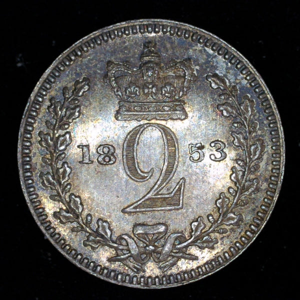 Victoria. Maundy Two Pence. 1853