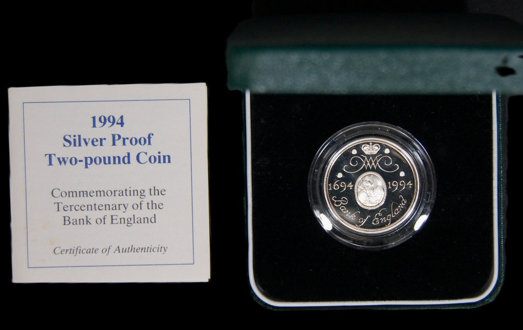 Royal Mint, Silver proof two Pounds. 1994