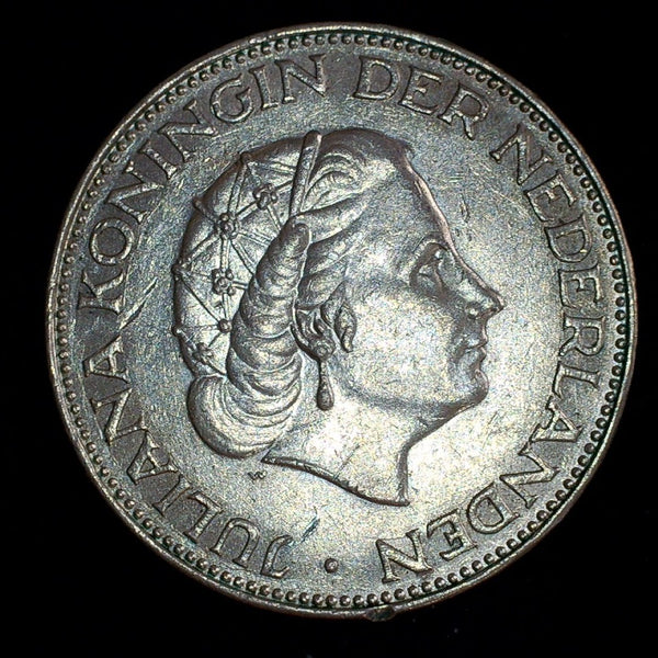 Netherlands. 2 1/2 Gulden. 1960.