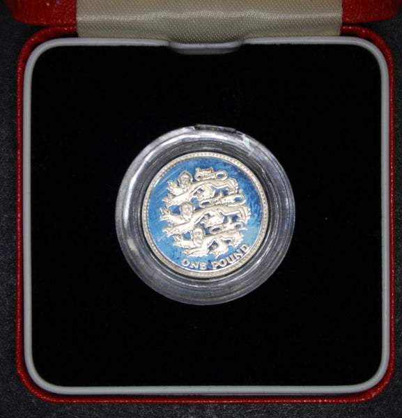 Royal Mint. Silver proof piedfort £1. 1997.