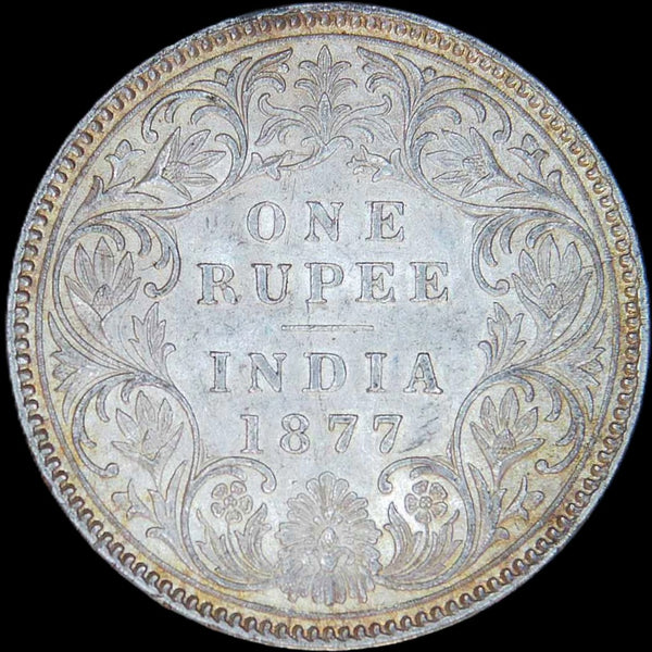 India. One Rupee. 1877