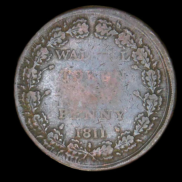 Staffordshire. Walsall. One Penny token. 1811.