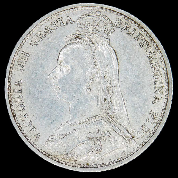 Victoria. Sixpence. 1887. Wreath reverse. A selection.