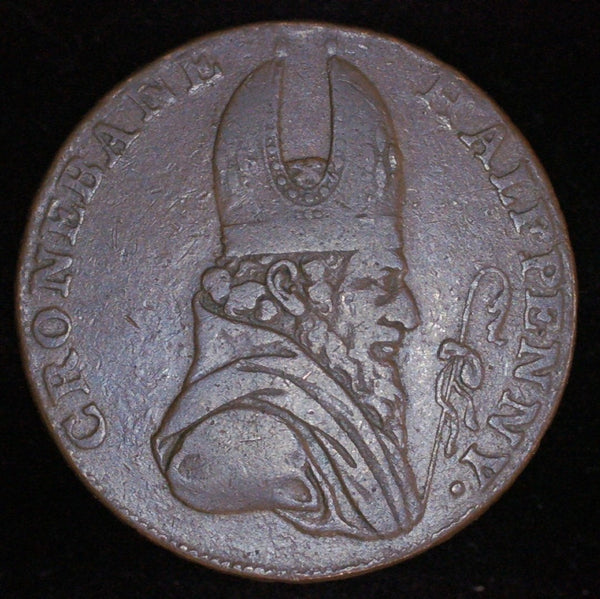 Ireland. Cronebane. Half Penny. 1789