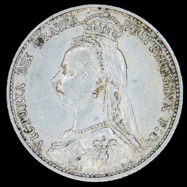 Victoria. Sixpence. 1887. Wreath reverse. A selection.