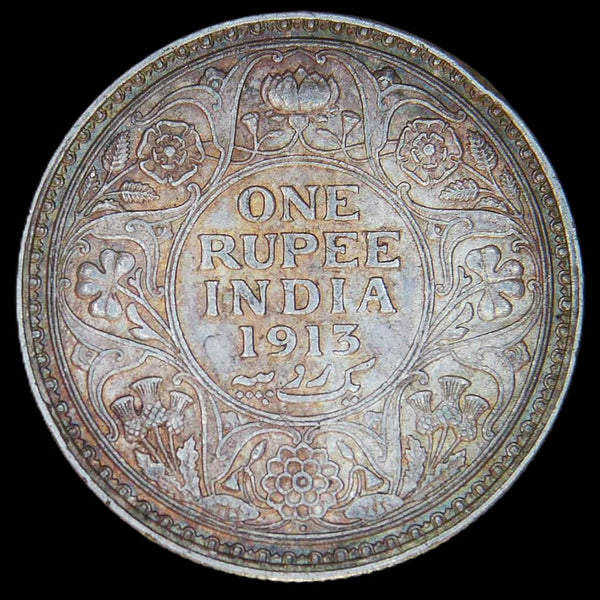 India. One Rupee. 1913