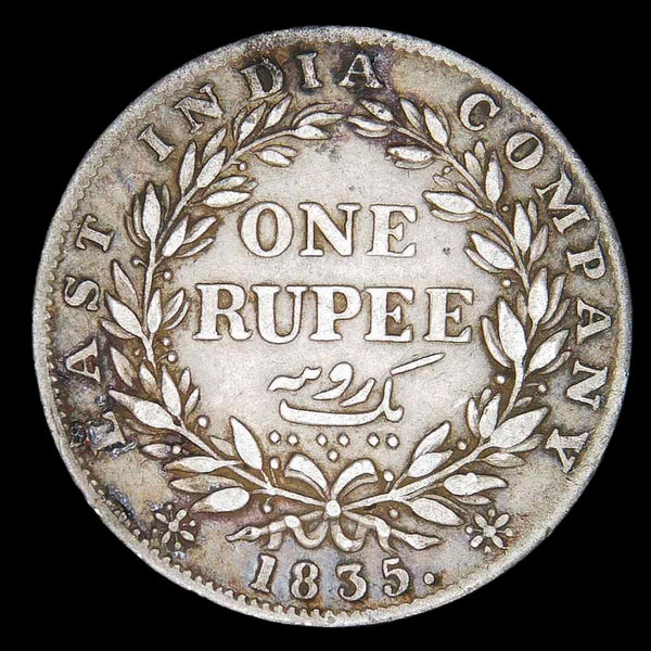 India. East India Company. One Rupee. 1835. A selection.