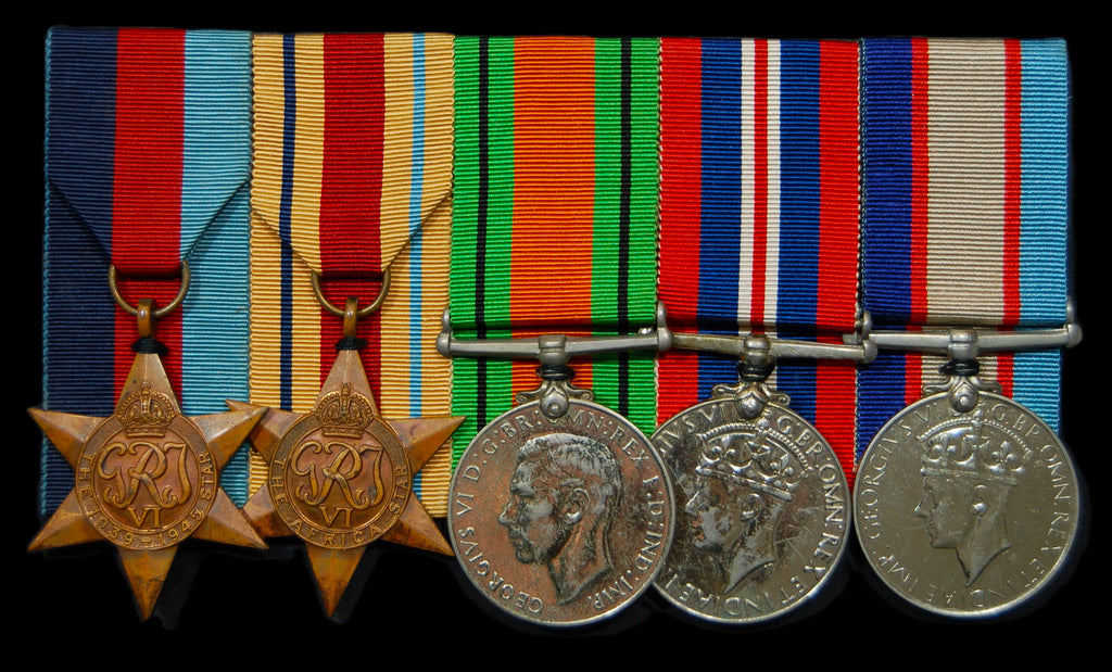 WW2. Campaign group of 5. Rodman. A.I.F. & Royal Australian Air Force.