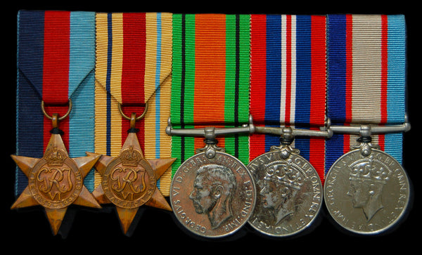 WW2. Campaign group of 5. Rodman. A.I.F. & Royal Australian Air Force.