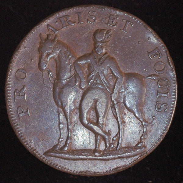 Suffolk. Hoxne & Hartsmere Half Penny token. 1795