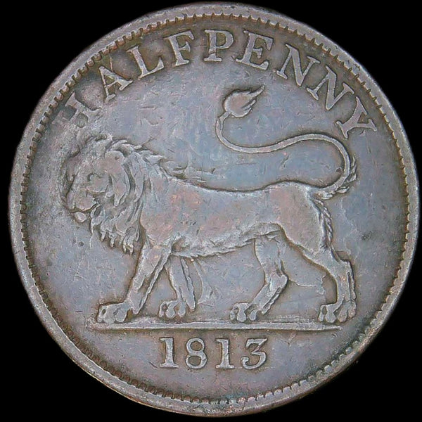 British Copper Company. Halfpenny token. 1813.