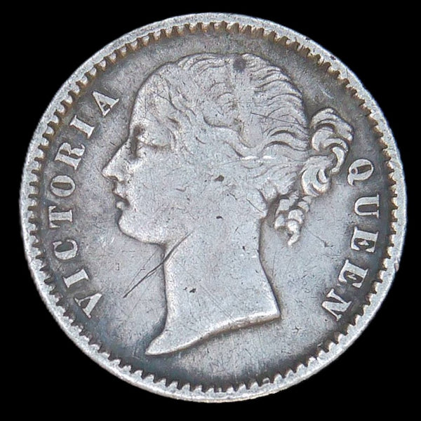 India. East India Company. 1/4 Rupee. 1840