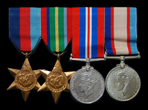 WW2. Campaign group of 4. Burke. Royal Australian Navy