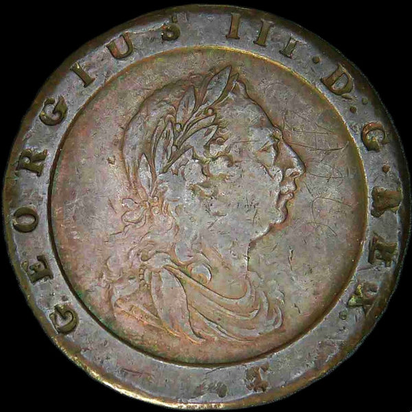 George III. Twopence. 1797. A selection