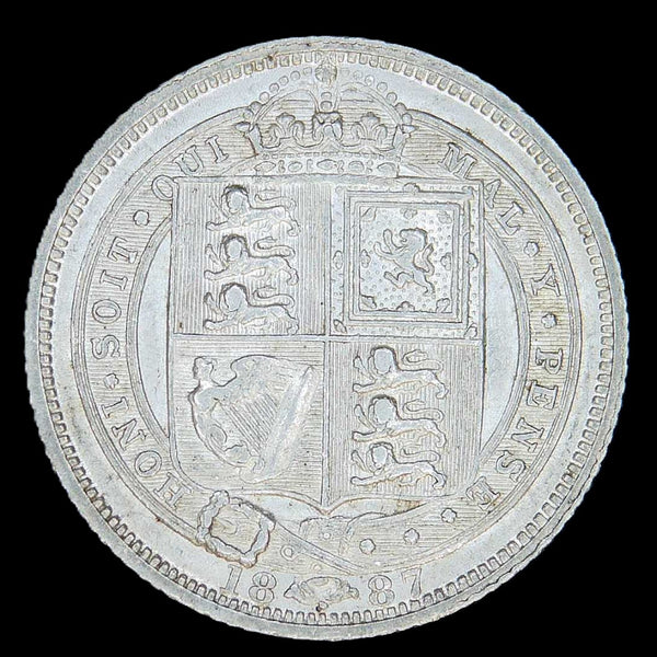 Victoria. Sixpence. 1887. Withdrawn type. A selection