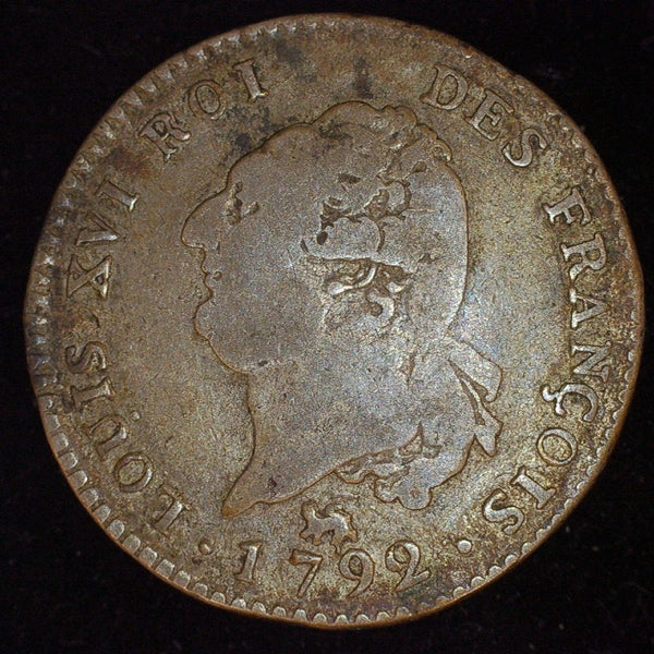 France. 30 Sols. 1792A