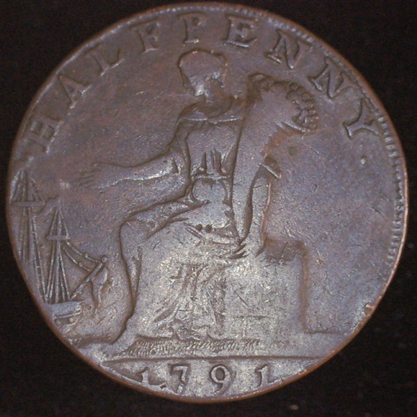 Warwickshire. Half penny. 1791