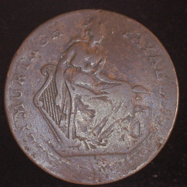 Ireland Dublin Halfpenny token - Camac Kyan and Camac 1792-3