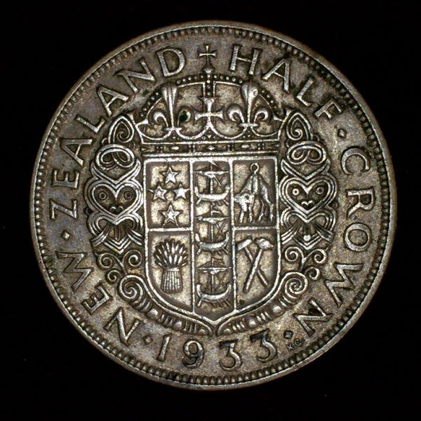 New Zealand. Half Crown. 1933.