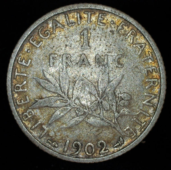 France. One Franc. 1902