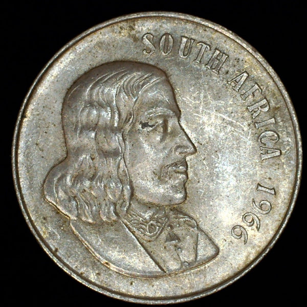 South Africa. Silver One Rand. 1966