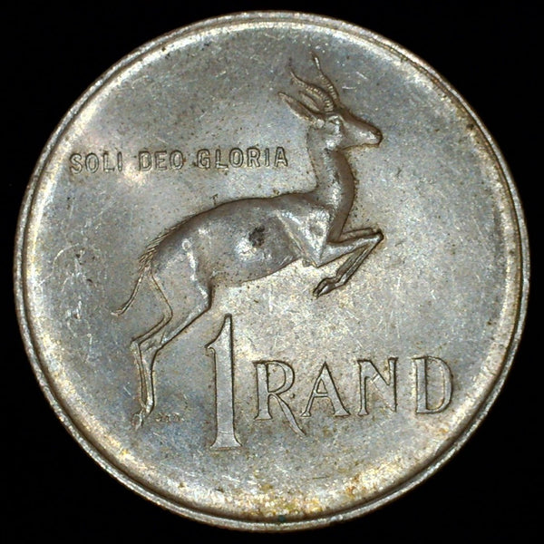 South Africa. Silver One Rand. 1966