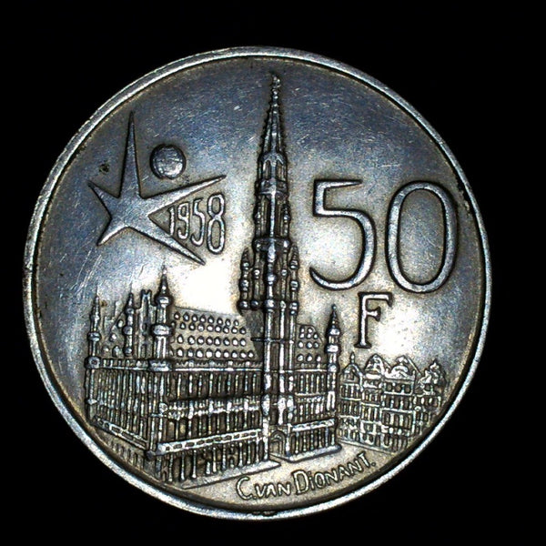 Belgium. Silver 50 Francs. A selection.