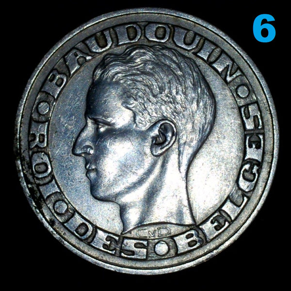 Belgium. Silver 50 Francs. A selection.