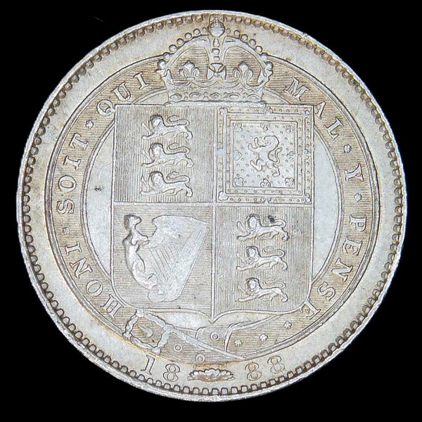 Victoria. Shilling. 1888.