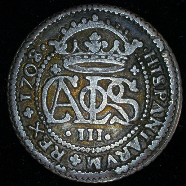 Spain. 2 Reales. 1708