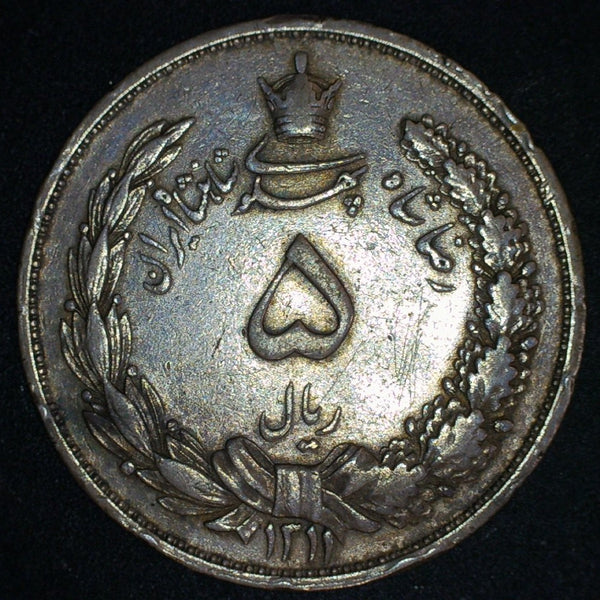 Persia. 5 Rials. 1932