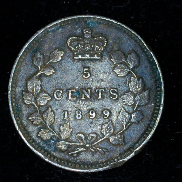 Canada. 5 Cents. 1899 Coins4all