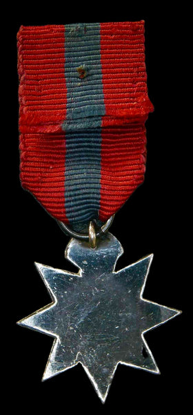 Imperial Service Medal. Star type. George V. Miniature.