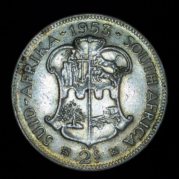 South Africa. 2 Shillings. 1953