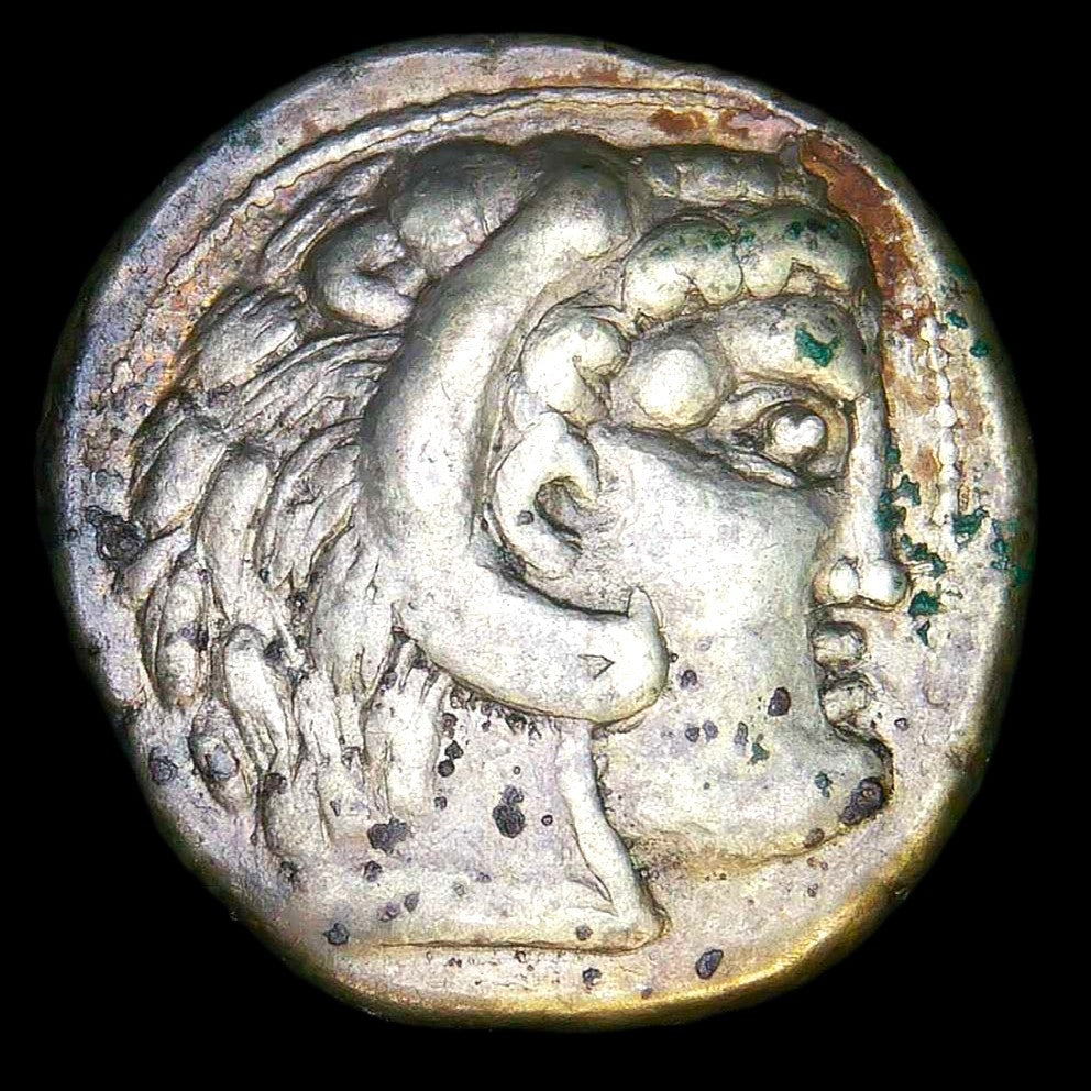 Danubian Celts, AR Tetradrachm in imitation of Alexander III, 'the Great', 3rd/2nd cent BC.
