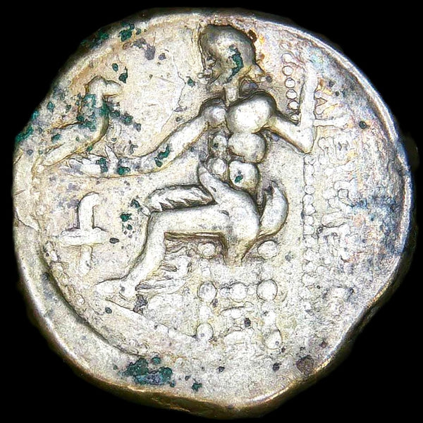 Danubian Celts, AR Tetradrachm in imitation of Alexander III, 'the Great', 3rd/2nd cent BC.