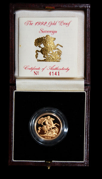Elizabeth II. Proof Sovereign. 1992