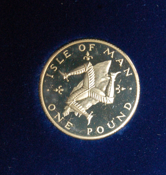 Isle of Man. Silver proof one pound. 1978