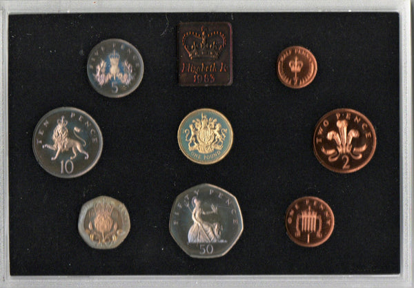 Royal mint. UK Proof Standard year sets. 1983-99