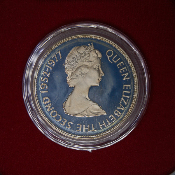 Guernsey. Proof silver crown. 1977