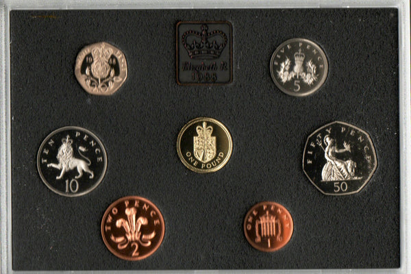 Royal mint. UK Proof Standard year sets. 1983-99