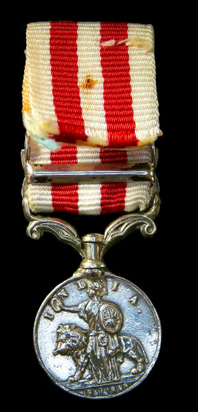Indian Mutiny Medal 1858. Lucknow clasp. Miniature.