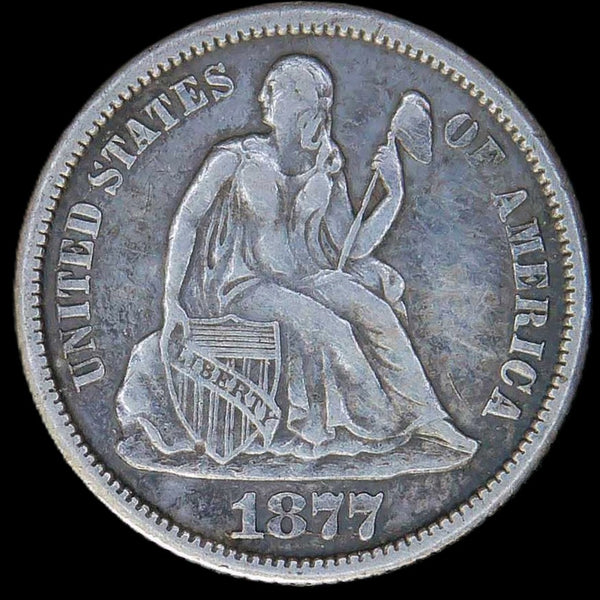 USA. 10 Cents. 1877. CC