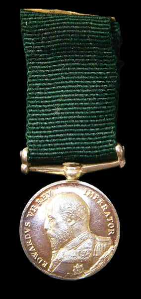 Volunteer Long Service Medal. Edward VII. Miniature.